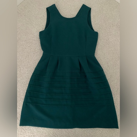 Madewell Midnight Green Sleeveless Dress - Picture 9 of 11